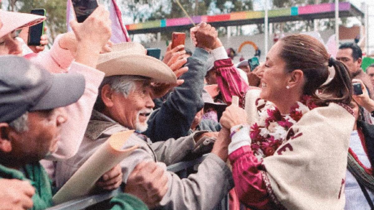 Sheinbaum celebra obra ferroviaria en el sureste