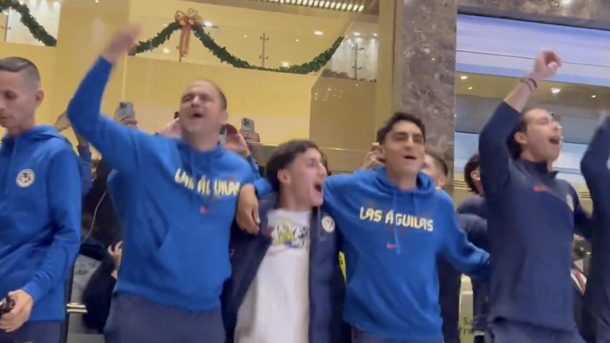 ¡Fiesta en América! Las Águilas reciben espectacular serenata de su afición antes de la final de vuelta (Video)