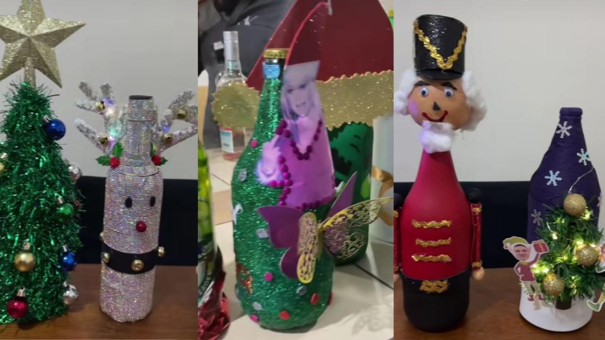 Caguamas decoradas: la tendencia navideña que se roba la atención en redes sociales