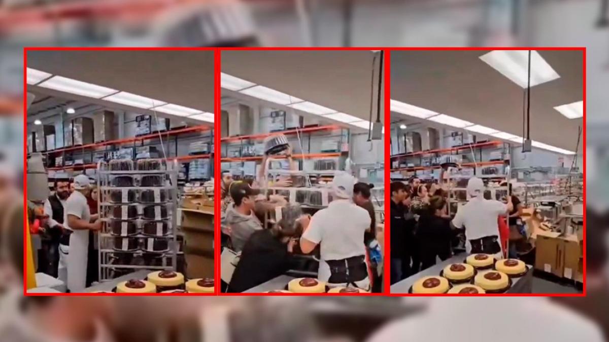 VIDEO. Pasteles de Costco desatan la locura, clientes se meten hasta la cocina para ganar uno