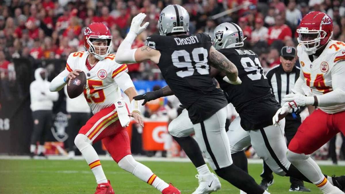 Kansas City Chiefs vs Las Vegas Raiders: ¿Dónde ver GRATIS el juego de la Semana 16 de la NFL?