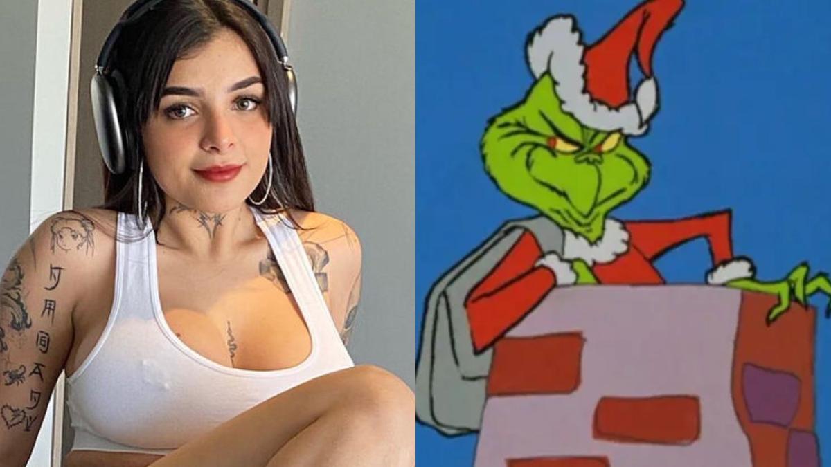 Karely Ruiz celebra la Navidad con este exótico disfraz de El Grinch