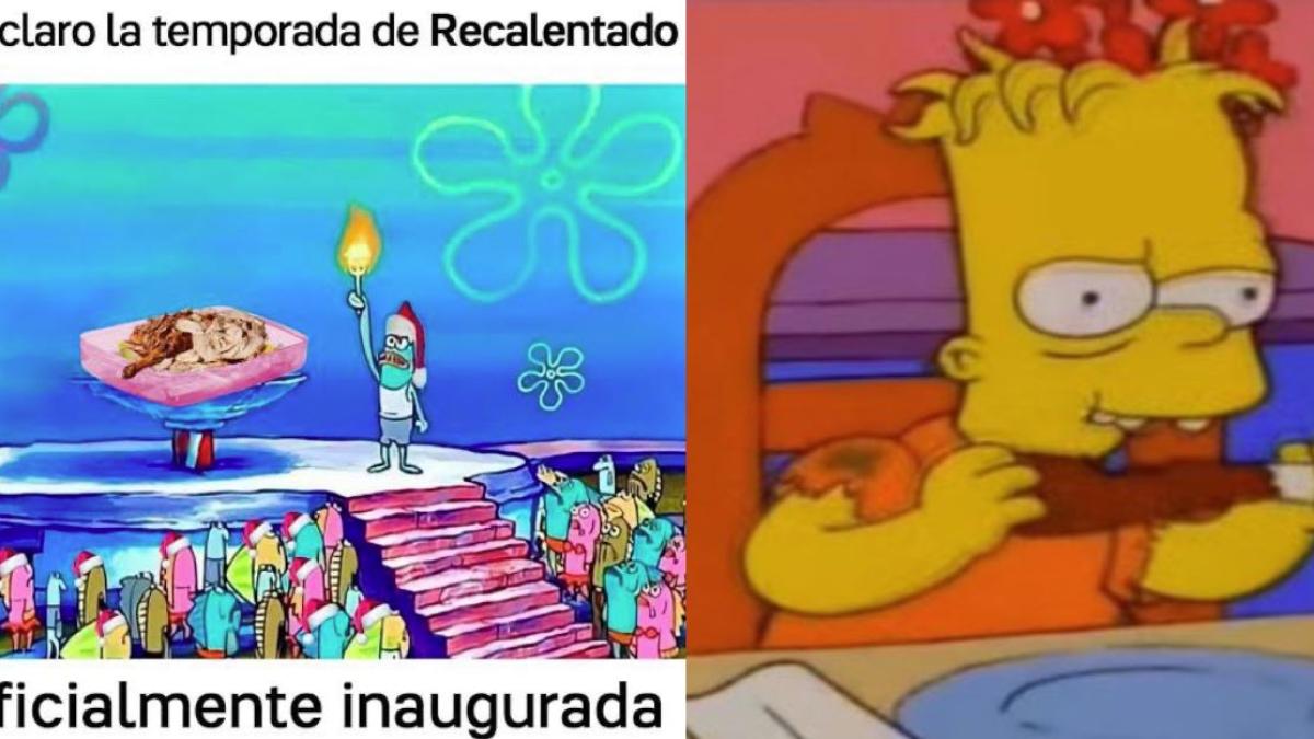 Así se disfruta del recalentado navideño con los mejores MEMES