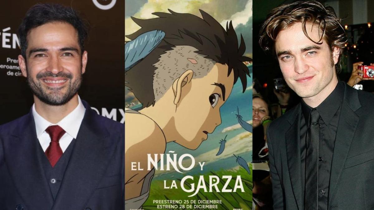 Robert Pattinson y Alfonso Herrera comparten personaje en 'El Niño y la Garza', la nueva cinta de Estudio Ghibli