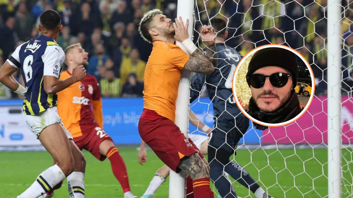 Mauro Icardi comparte impactante foto, tras duro golpe en la cara