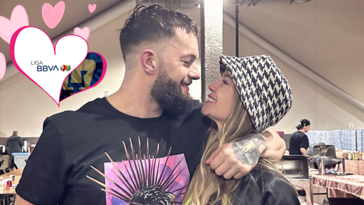 Finn Bálor, campeón de WWE, demuestra su amor por Pumas como lo hace su esposa