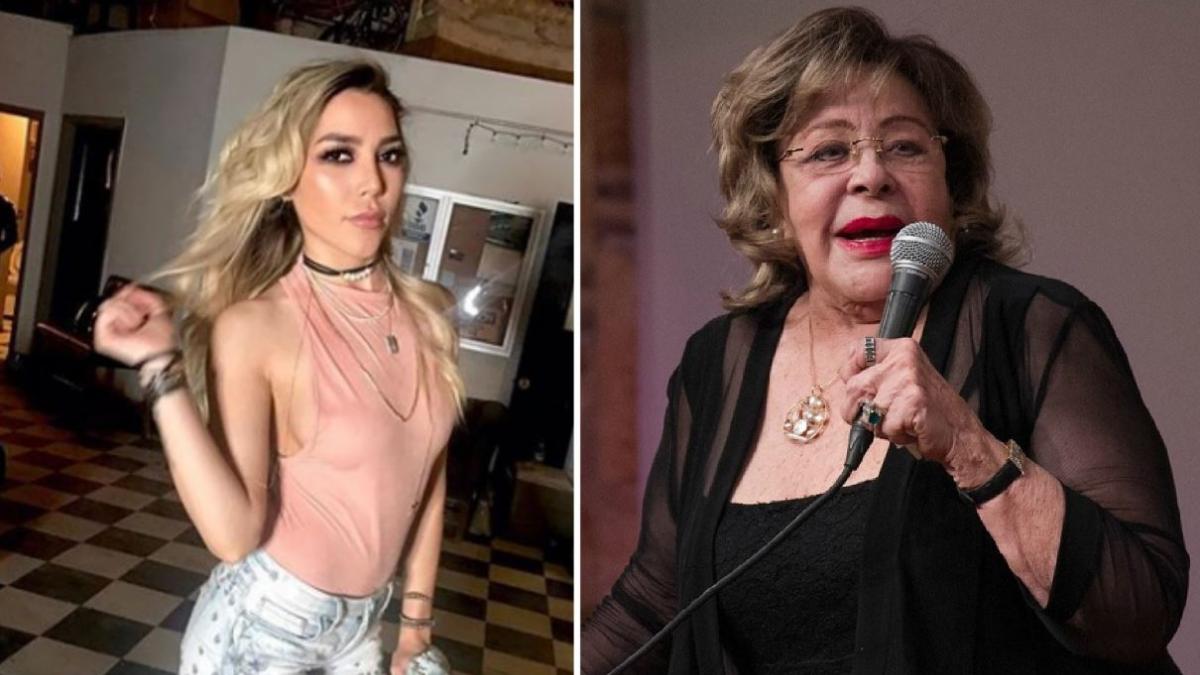 Así se vería Frida Sofía de anciana según la IA ¿igualita a Silvia Pinal? (FOTO)