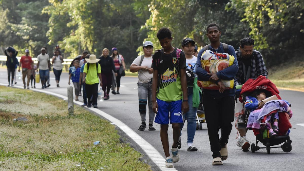 Megacaravana arriba a Escuintla, Chiapas