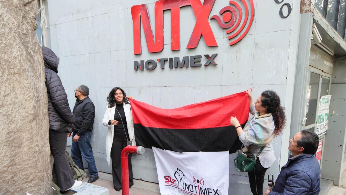 Trabajadores de Notimex finalizan huelga después de recibir indemnización