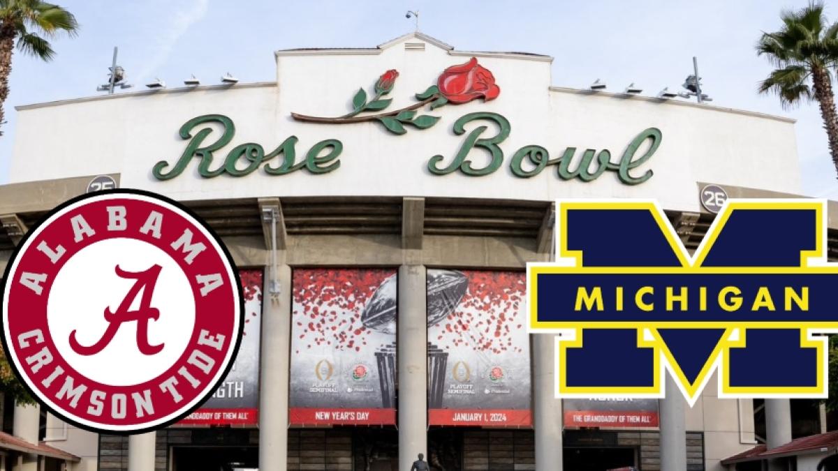 Michigan vs Alabama: ¿Dónde y a qué hora VER el Rose Bowl EN VIVO y GRATIS?