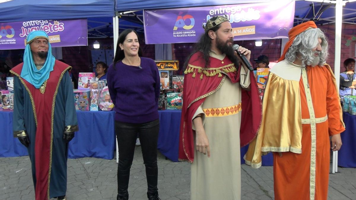 Se adelantan los Reyes Magos en Álvaro Obregón: Lía Limón