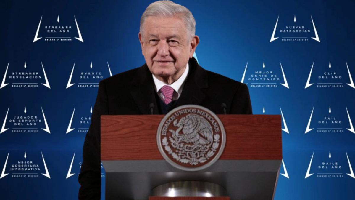 Premios ESLAND: AMLO sería nominado a Streamer del Año por ser el más visto en Latinoamérica