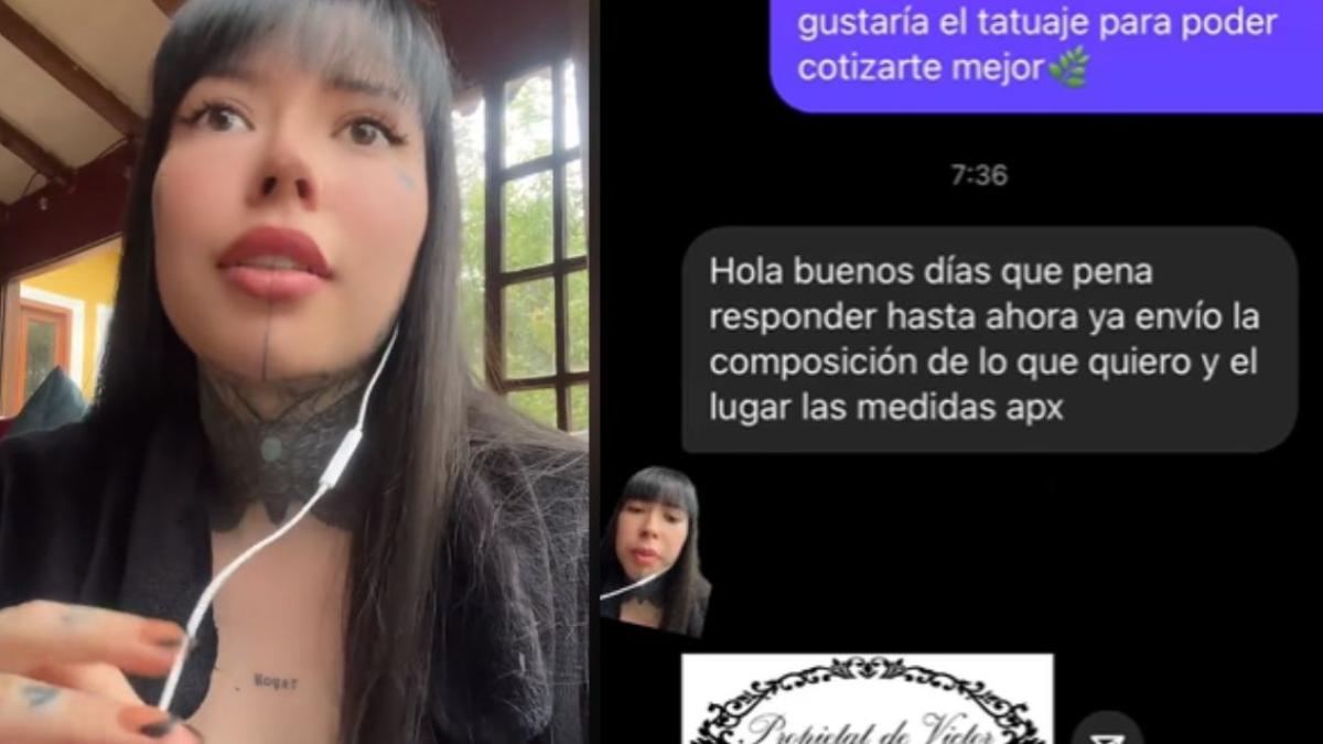 VIDEO | Tatuadora rechaza hacer una frase machista: "atentan contra la moral de la mujer"