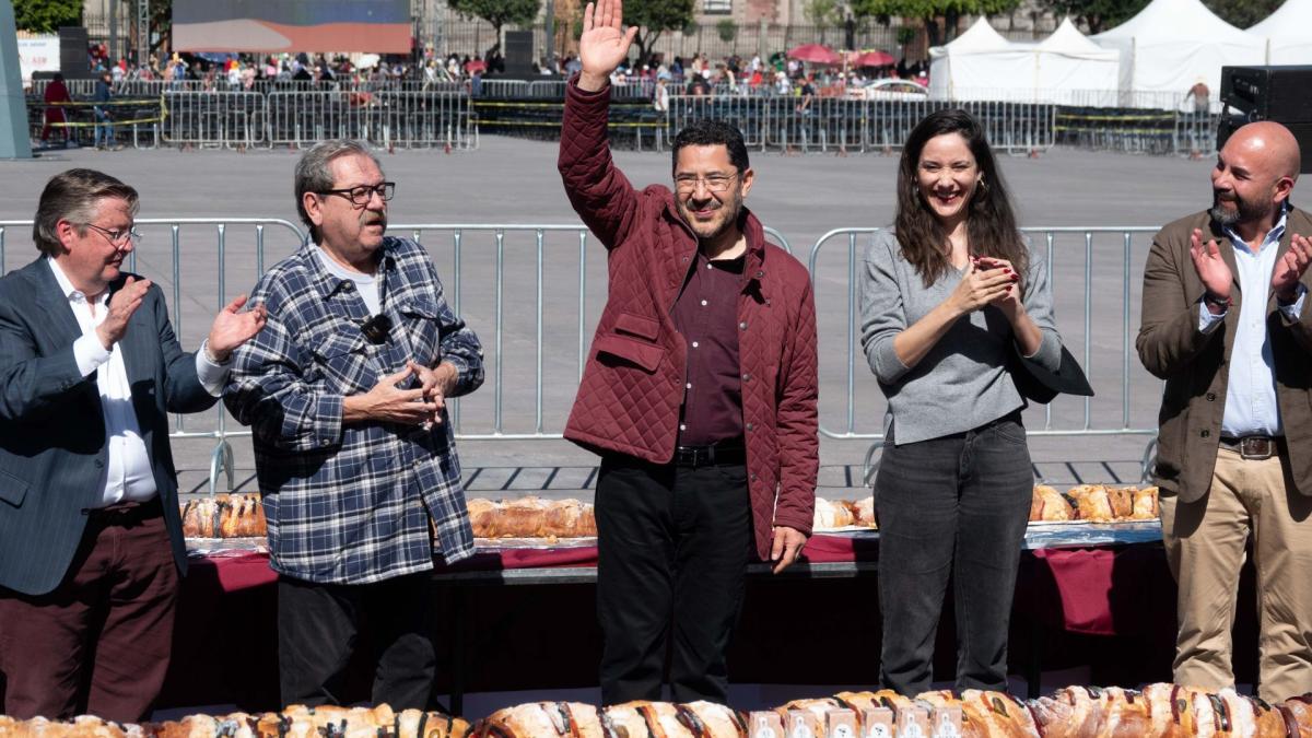 Más de 40 mil personas partieron la rosca y celebraron en el Zócalo en Día de Reyes: GCMDX