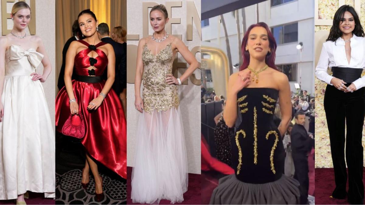 Globos de Oro 2024: Estos son los mejores looks de los famosos en la alfombra roja