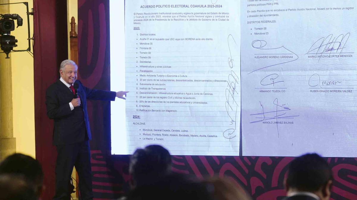 AMLO: Pacto PRI-PAN, “descarado y mafioso”