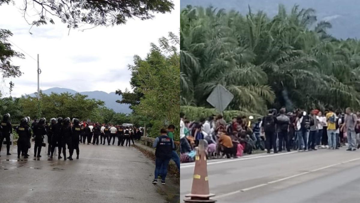 Caravana migrante que llegaría a Chiapas se desintegró en Guatemala