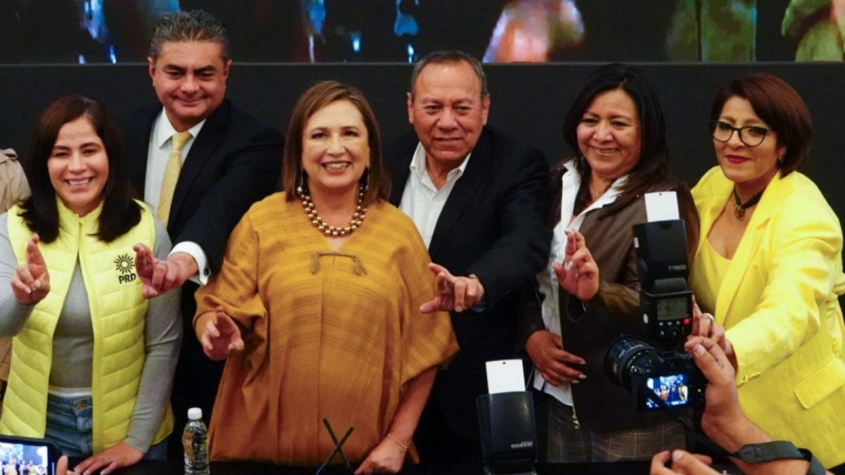 PRD ratifica candidatura de Xóchitl Gálvez a la Presidencia