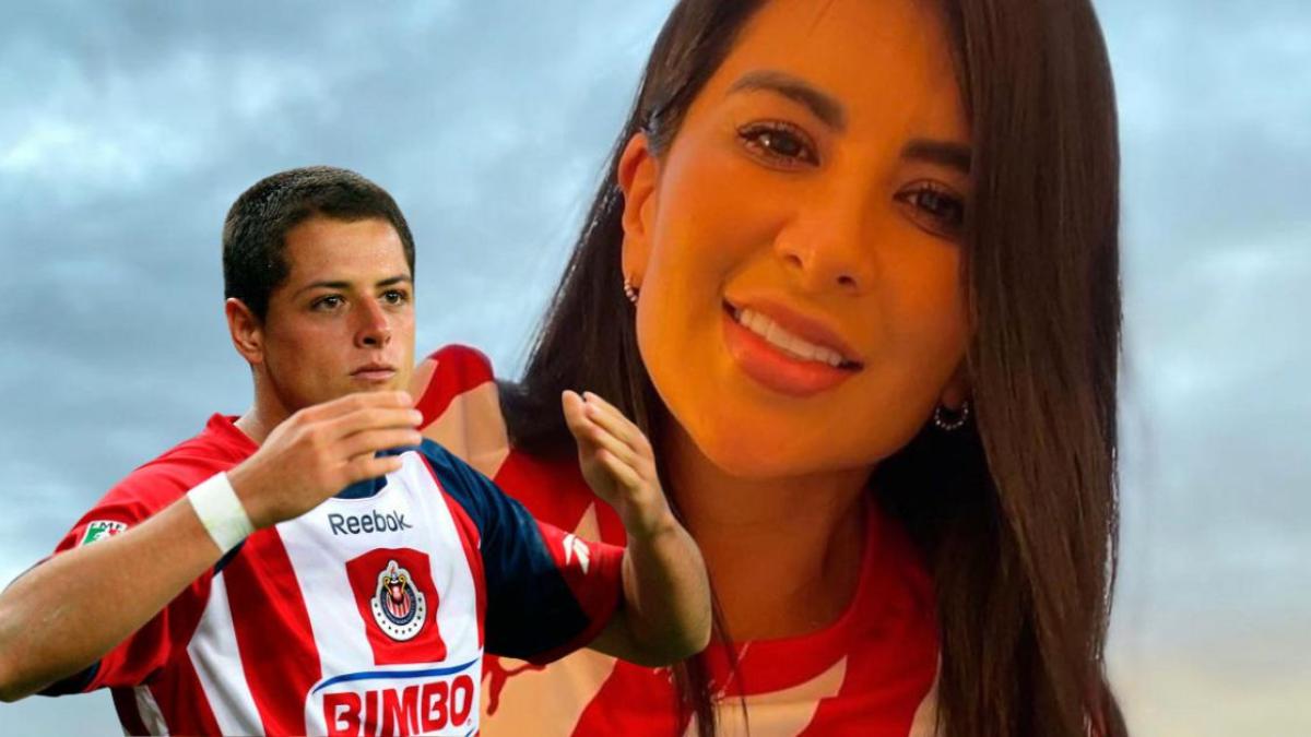 Chicharito Hernández recibe cálida bienvenida de la modelo y fan de Chivas Mar Ponce de León