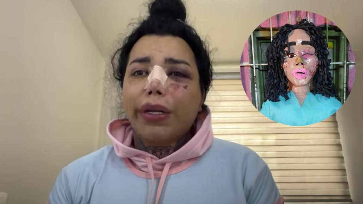 Hacen piñata de Paola Suárez golpeada y así reaccionó la gente: 'Escojan bien a su chacal'