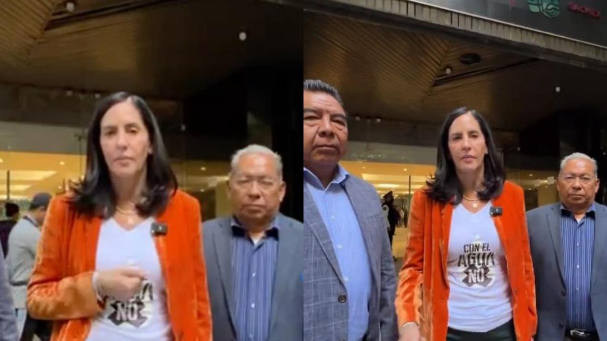 Lía Limón defiende el derecho al agua de los vecinos de Álvaro Obregón en reunión con Sacmex