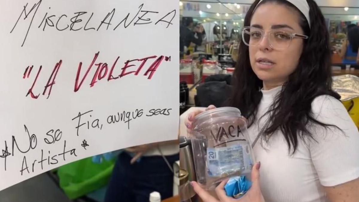 ¿Crisis económica? Violeta Isfel vende dulces en los camerinos: 'un bisnesote'