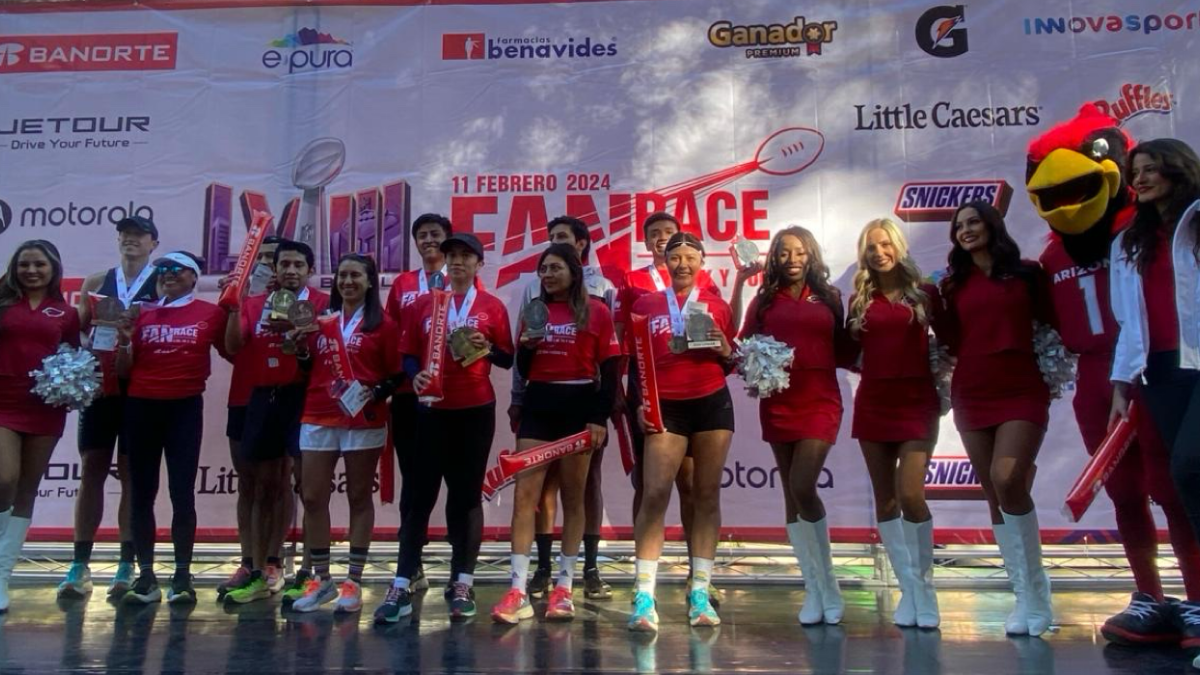 NFL Fan Race 2024 | Ganadores de la carrera conmemorativa del Super Bowl LVIII en México