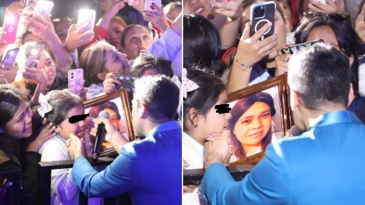 Carlos Rivera cumple el emotivo sueño de una niña en pleno concierto (VIDEO)