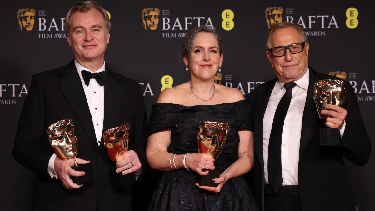 Oppenheimer arrasa en los BAFTA; se lleva 7 galardones