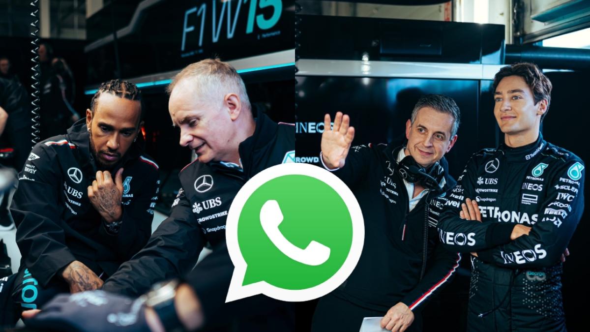 F1 | Mercedes implementa WhatsApp en su nuevo monoplaza para hablar con sus pilotos