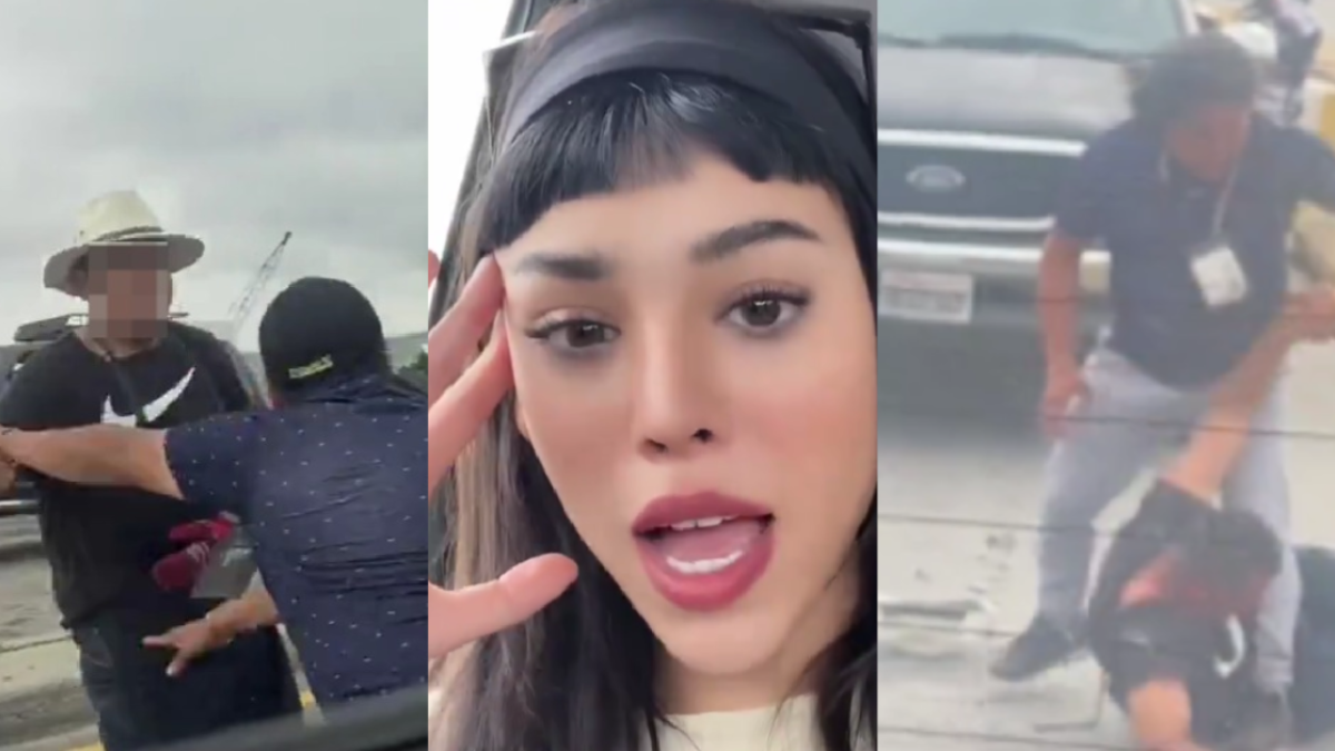 Danna Paola vive una pelea EN VIVO en medio de la carretera y así reaccionó | VIDEO