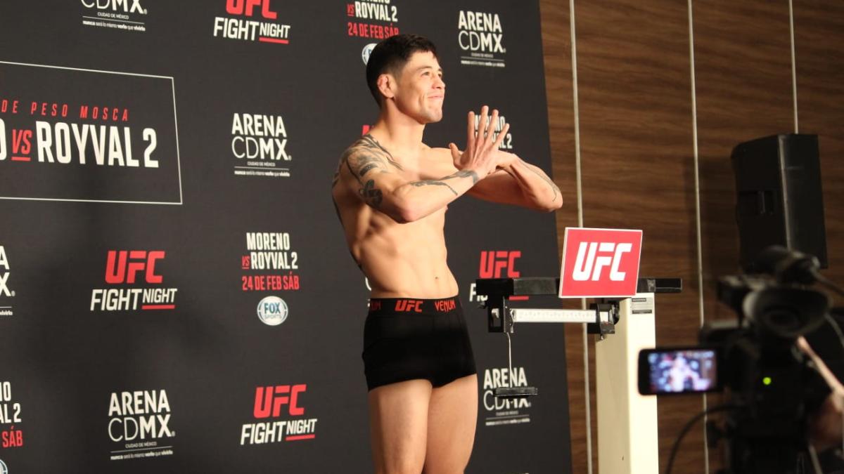 UFC México | Brandon Moreno y los mexicanos cumplen con el peso y vencen a la báscula