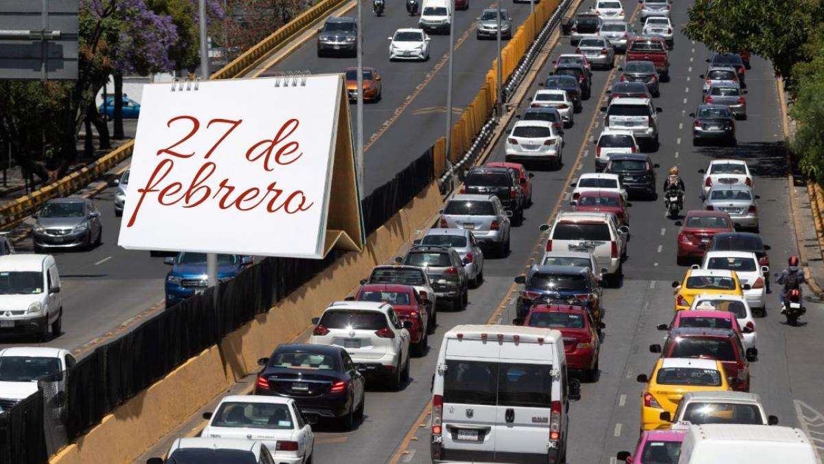 Hoy No Circula: Estos autos no transitan en CDMX este martes 27 de febrero