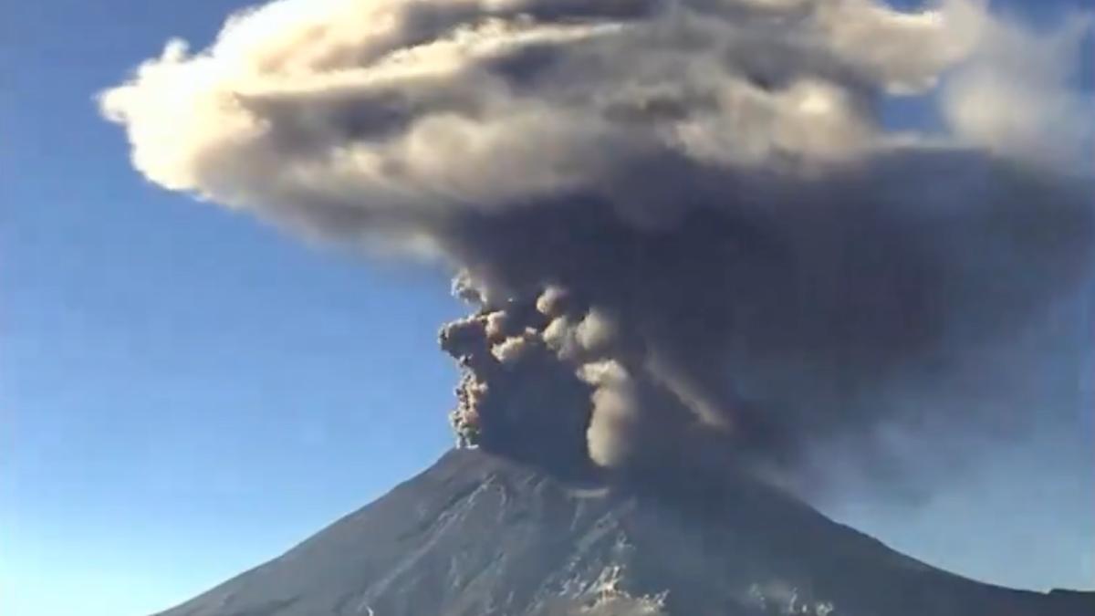 Actividad del Popocatépetl se mantiene sin riesgo este sábado