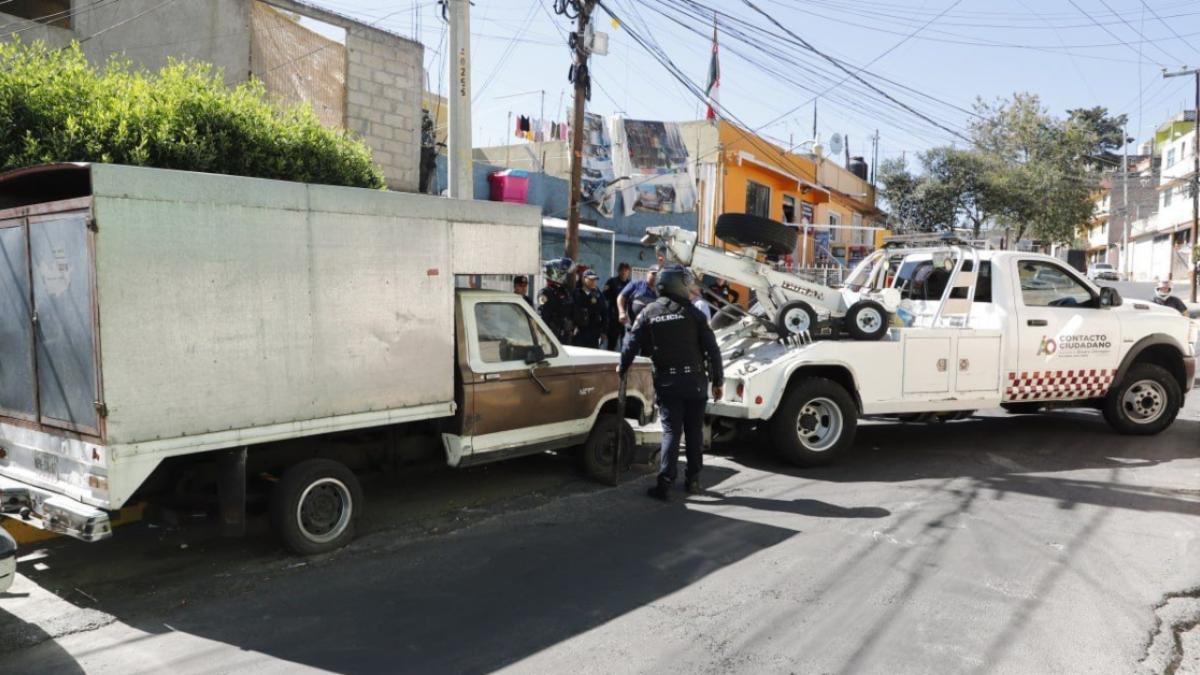 Más de 3 mil 500 vehículos abandonados han sido retirados de las calles de Álvaro Obregón