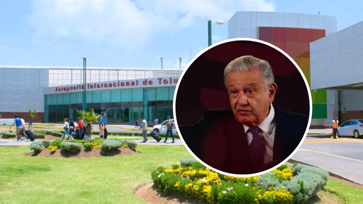 Gobierno podría adquirir 49% de acciones del Aeropuerto de Toluca: AMLO