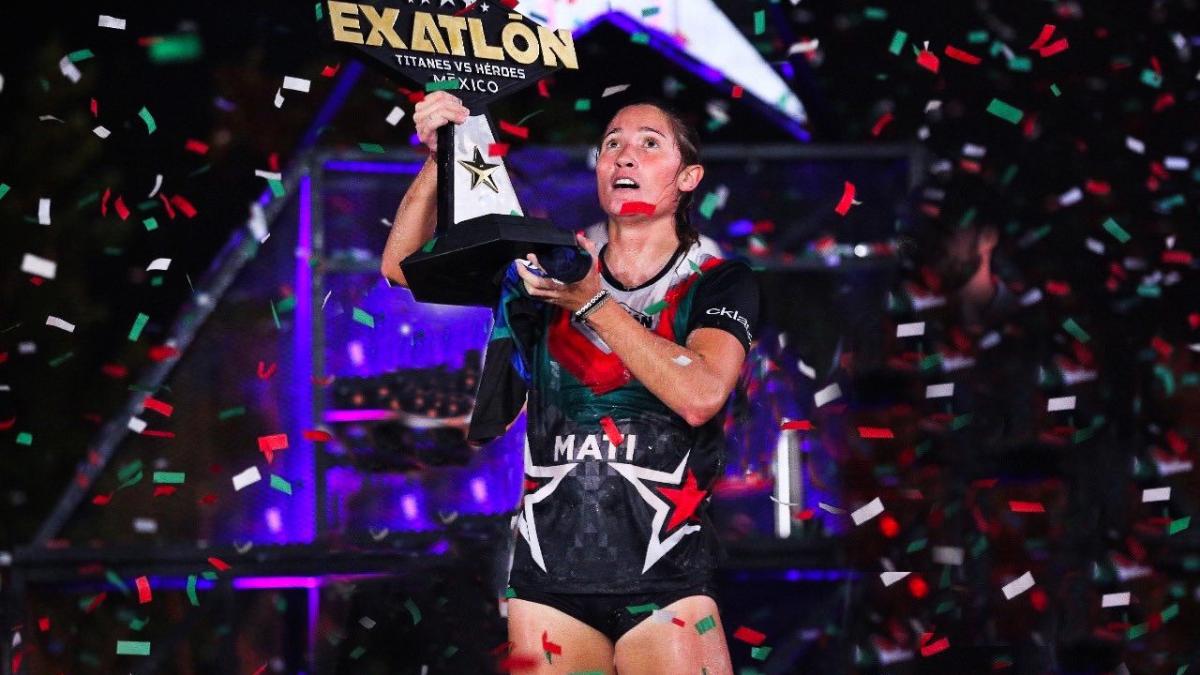 Mati Álvarez es la campeona de Exatlón México; gana su cuarto título en el programa