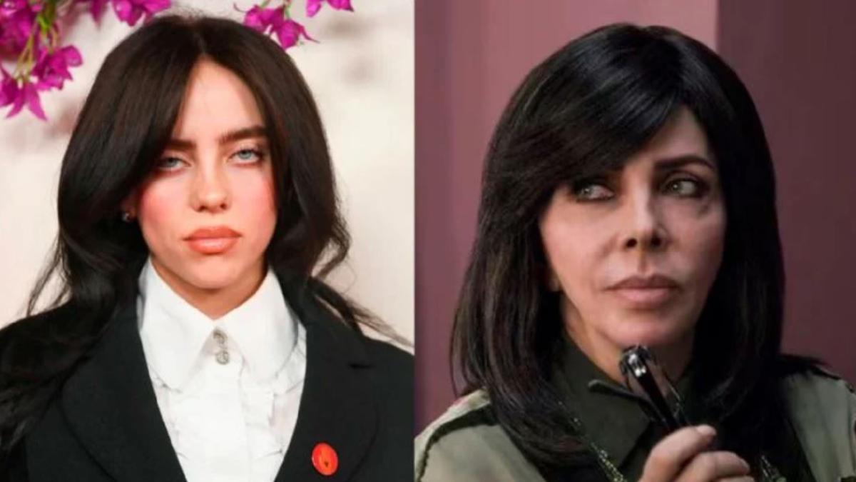 Premios Oscar 2024: Comparan a Billie Eilish con Verónica Castro por su look