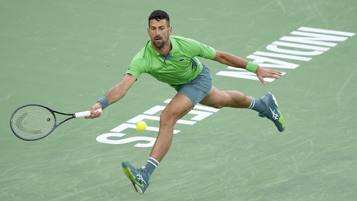 Novak Djokovic es eliminado de Indian Wells por Luca Nardi