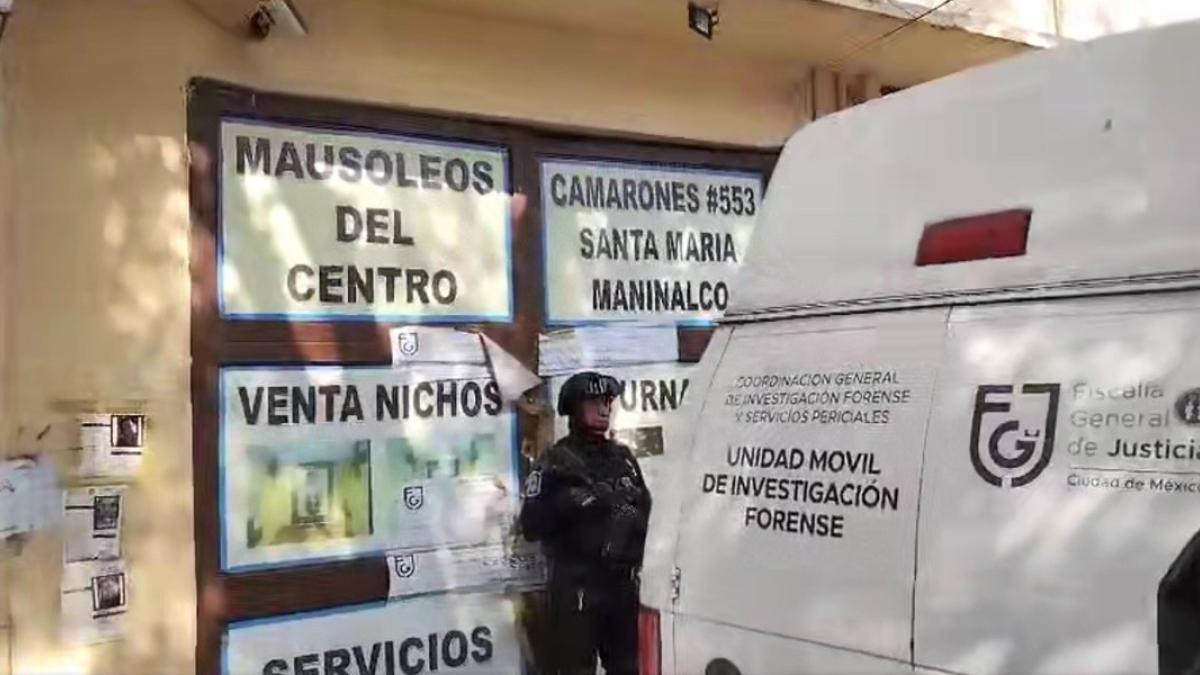 Fiscalía de CDMX localiza restos de personas desaparecidas en funeraria de Azcapotzalco