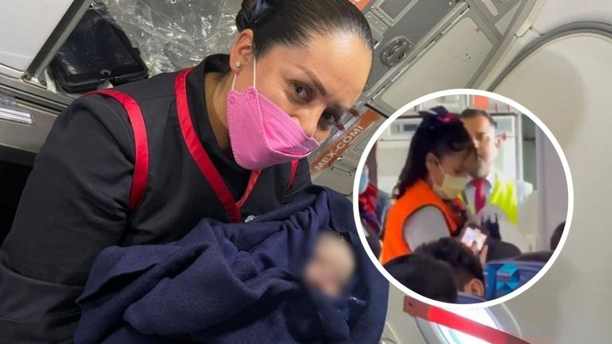 ¡En las alturas! Ayudan a dar a luz a una mujer en pleno vuelo de Aeroméxico