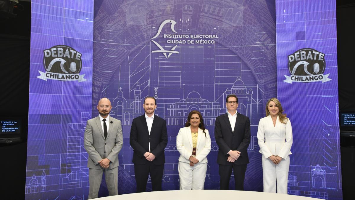 Candidatos por Jefatura de Gobierno participan en segundo debate este domingo