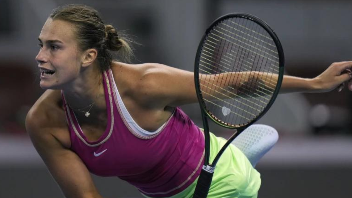 Sabalenka entrena con normalidad pese a la reciente muerte de su novio