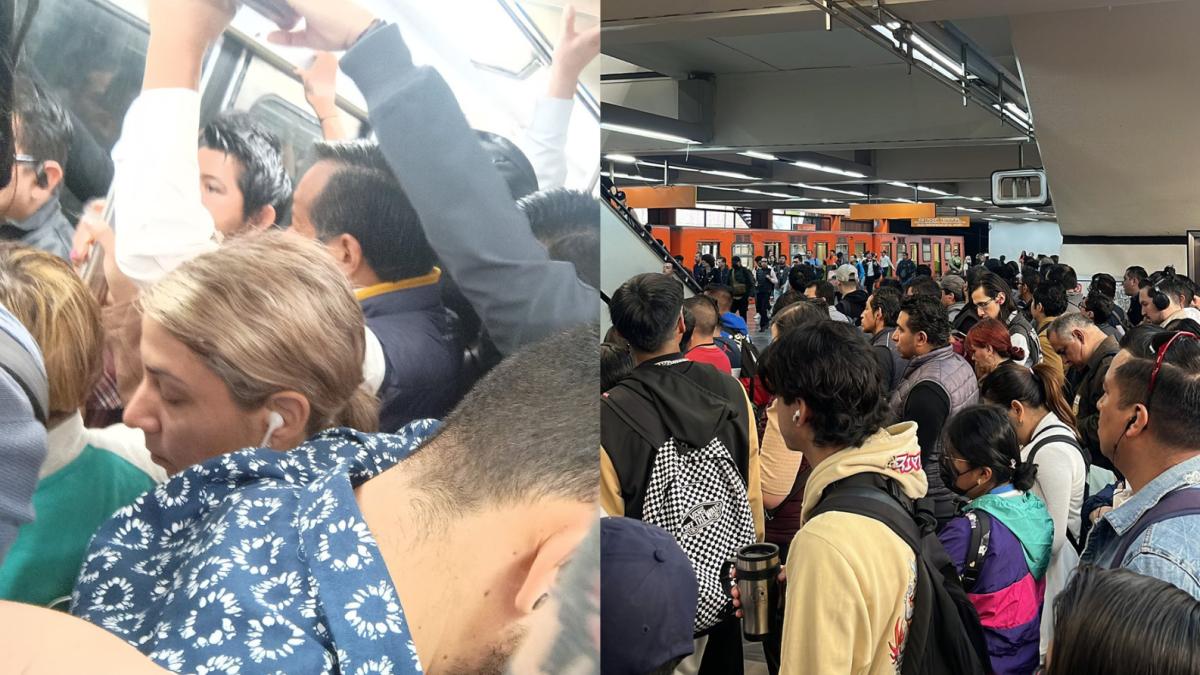 Metro CDMX hoy: Reportan aglomeraciones y falta de trenes en la Línea 7