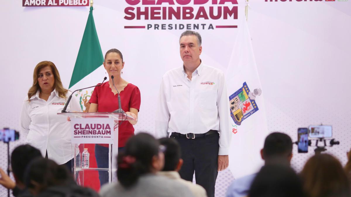 Sheinbaum reitera atención a las causas, consolidación de GN, coordinación y cero impunidad como la estrategia de seguridad en NL y en todo el país