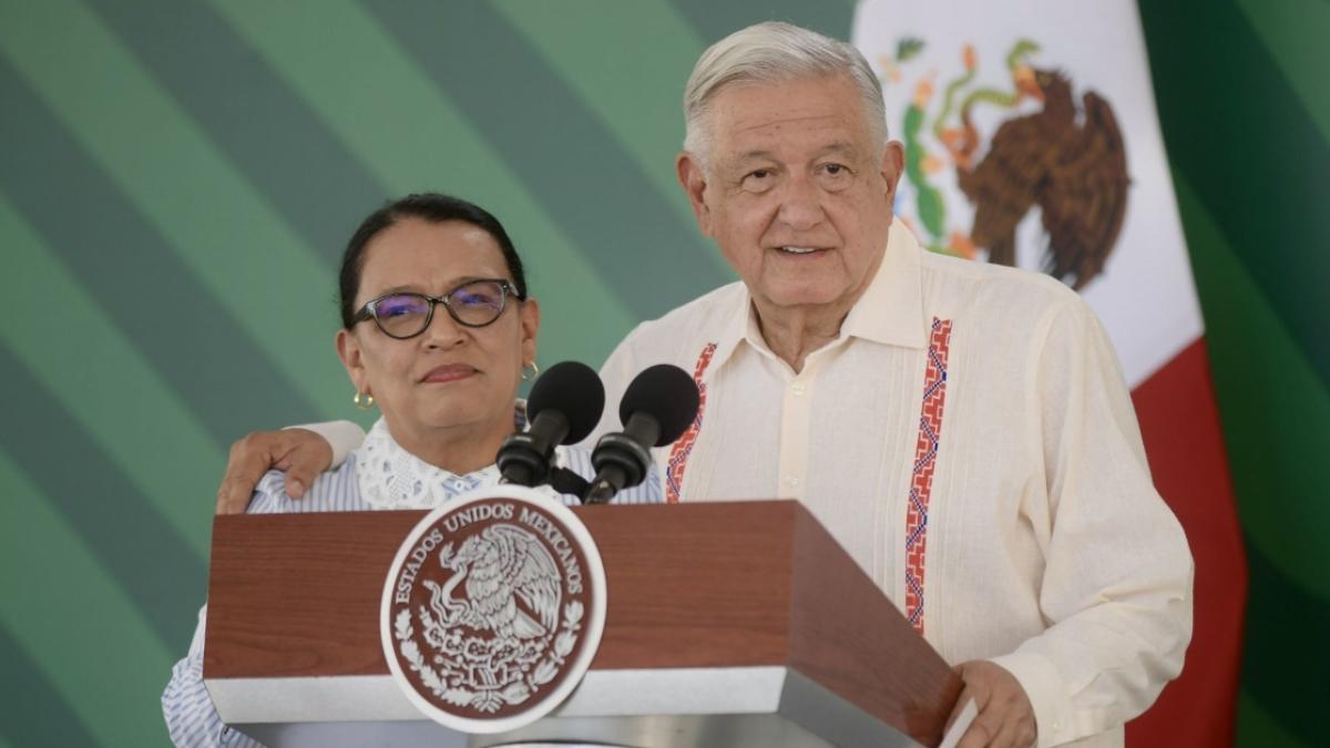 AMLO reconoce el aporte de Rosa Icela Rodríguez al proyecto de transformación