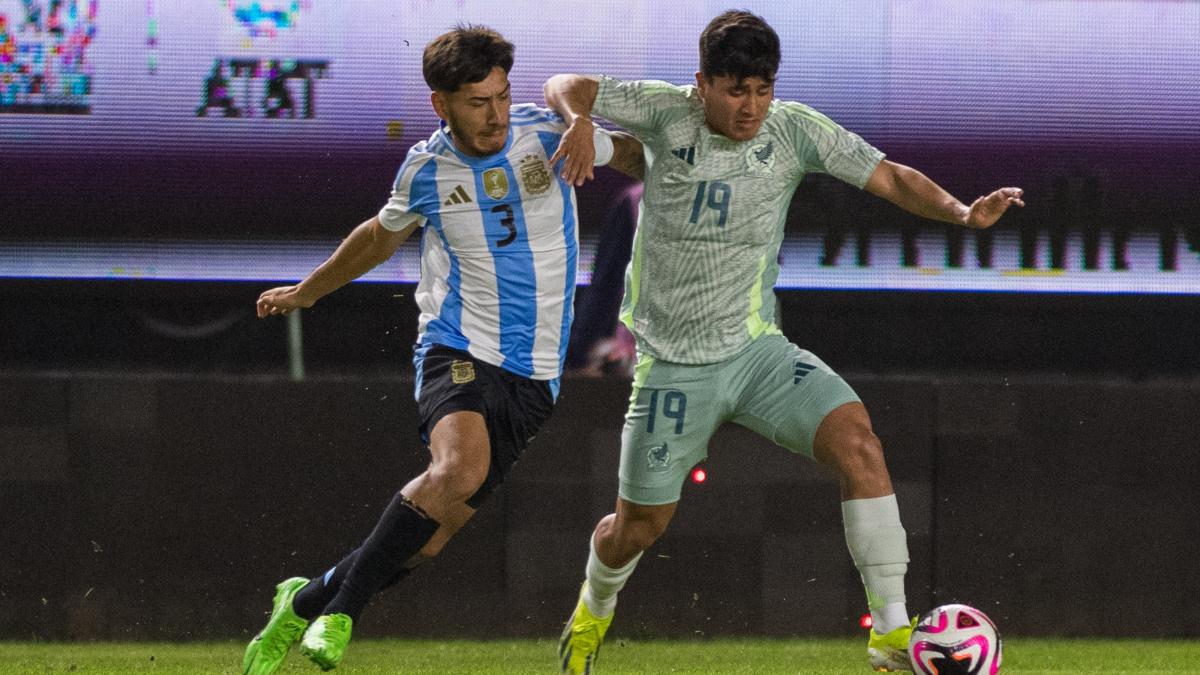 México vs Argentina | Resumen, goles y ganador del Partido Amistoso Sub 23