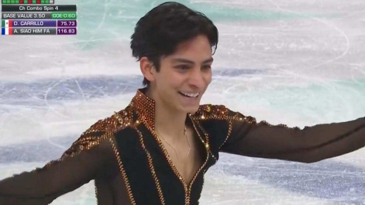 Donovan Carrillo, al ritmo de Pedro Infante, pone en alto a México en la final del Mundial de patinaje artístico