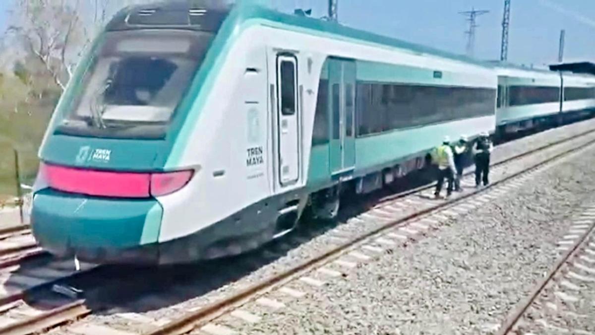 Descarrilamiento del Tren Maya por una falla en los fijadores: Sedena