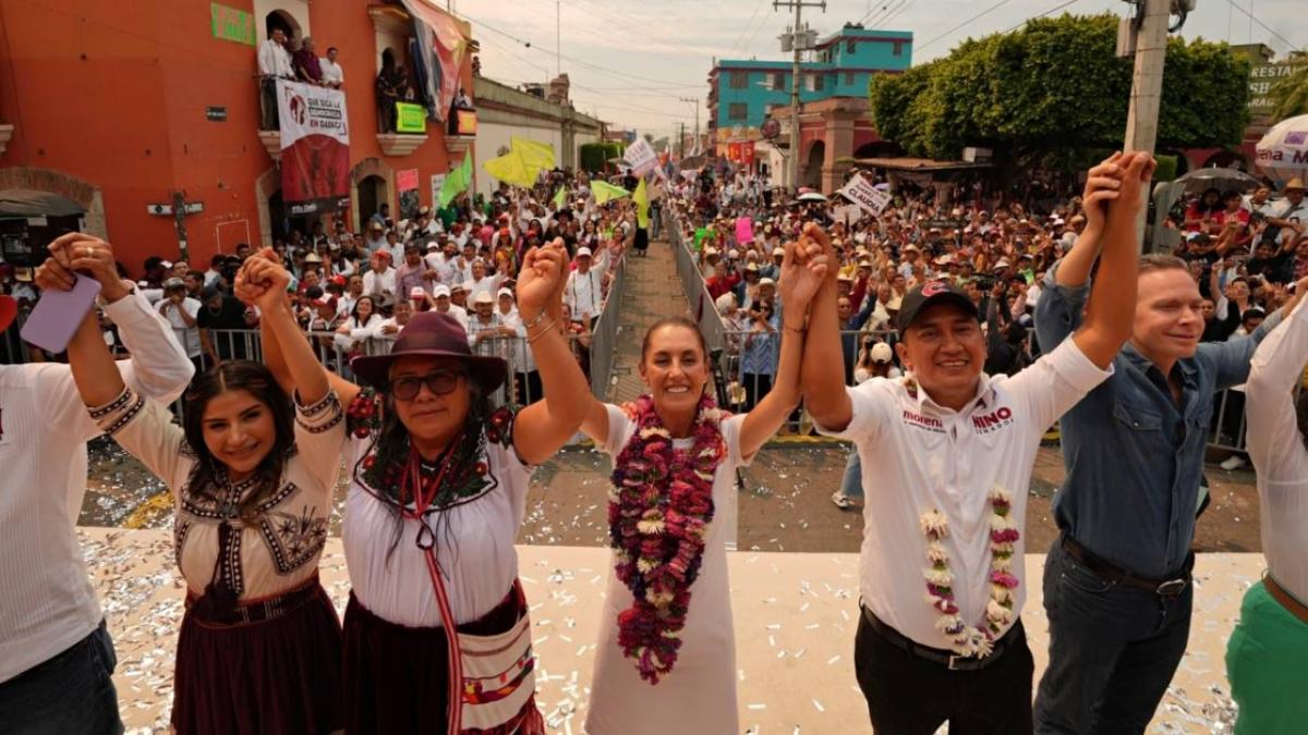 “No vamos a dejar solo a Oaxaca, vamos poner corazón y empeño”: Claudia Sheinbaum